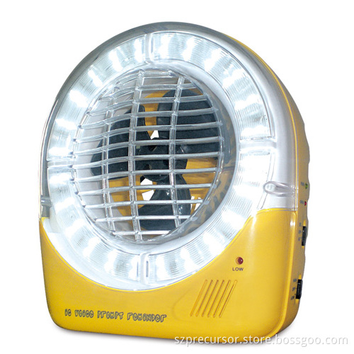 5inch Emergency Rechargeable Fan with LED Light (740L)